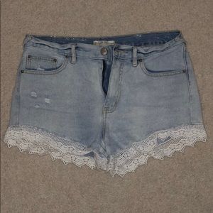 Free people high rise shorts